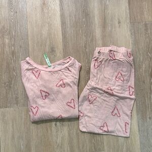 Pink Heart Honey Dew holiday Pajamas